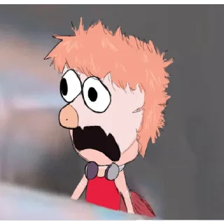 😨 emoji Goodbye Volcano High (And snoot) Telegram sticker 5 of 59