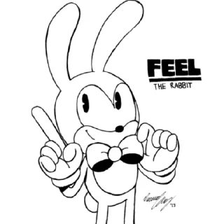 😄 emoji ғᴇᴇʟs ᴛʜᴇ ʀᴀʙʙɪᴛ:) Telegram sticker 12 of 60