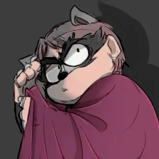🦝 emoji ᴛʜᴇ ᴄᴏᴏɴ Telegram sticker 21 of 40