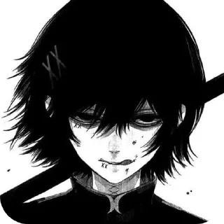 💇 emoji BIO×Dark Telegram sticker 12 of 48