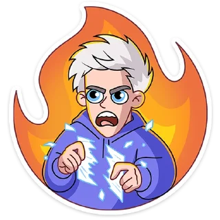 😡 emoji Влад А4 • @TgSticker Telegram sticker 2 of 12