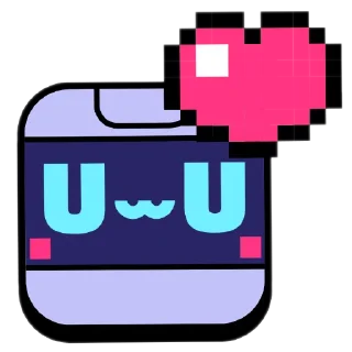 👍 emoji 8-BIT Telegram sticker 7 of 10
