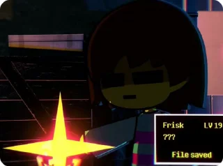 🌟 emoji Frisk [Indie Cross] @SubSticks @fStikBot Telegram sticker 14 of 66