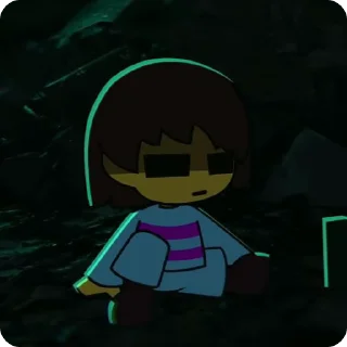 🌟 emoji Frisk [Indie Cross] @SubSticks @fStikBot Telegram sticker 7 of 66