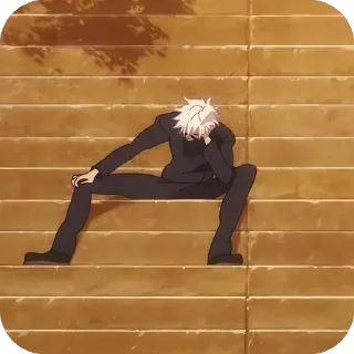 🫥 emoji Gojo Satoru Telegram sticker 23 of 57