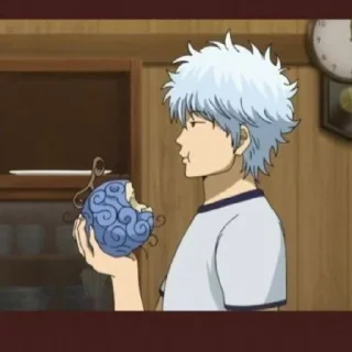🙂 emoji @P_H_X_1 Gintoki. Telegram sticker 5 of 48
