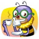 🤔 emoji Ben The Bee Telegram sticker 17 of 30