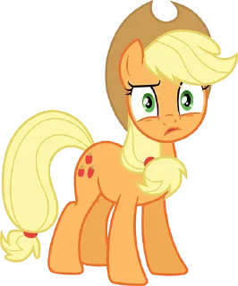 😠 emoji @mlpstickers Applejack pack Telegram sticker 7 of 40
