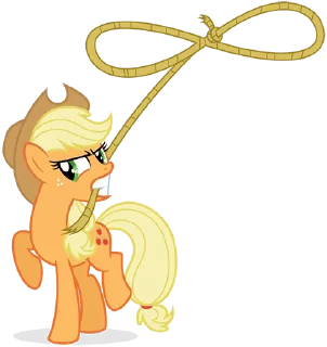 😡 emoji @mlpstickers Applejack pack Telegram sticker 16 of 40