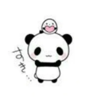 🤍 emoji —panda— kefir Telegram sticker 5 of 40