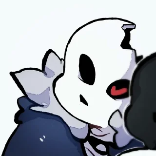Sticker from —` horror sans. ★彡