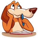 🤔 emoji Good Boy Telegram sticker 14 of 31