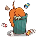 🗑 emoji Good Boy Telegram sticker 21 of 31