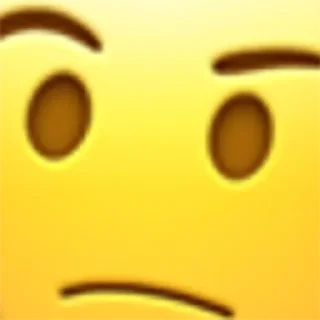 🤔 emoji Perfect stickers Telegram sticker 8 of 100