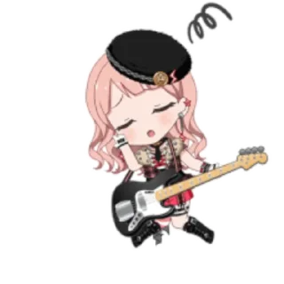 😭 emoji Химари Уехара от @kurkumushkka 👐 Telegram sticker 11 of 108
