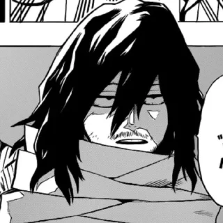 😐 emoji aizawa. Telegram sticker 11 of 48