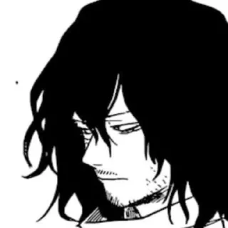 😐 emoji aizawa. Telegram sticker 16 of 48