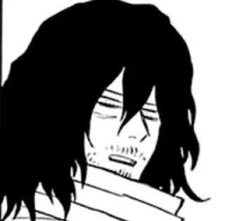 💤 emoji Shota Aizawa Telegram sticker 10 of 52
