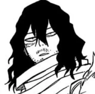 💤 emoji Shota Aizawa Telegram sticker 11 of 52