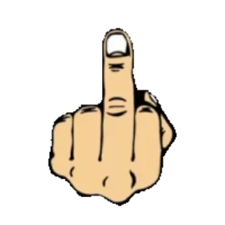 🖕 emoji F***You @freetopsticker Telegram sticker 1 of 40