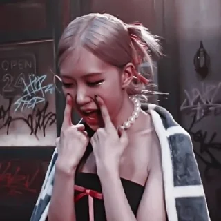 🍇 emoji #rosé meme «🍇 by @lumicore_present Telegram sticker 11 of 45