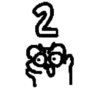 2⃣ emoji Ура Telegram sticker 22 of 76