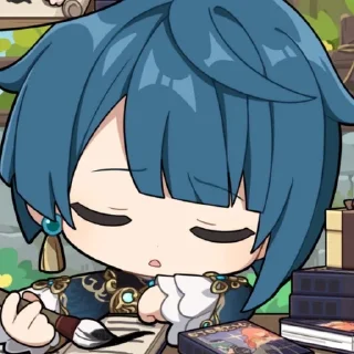 🌠 emoji xɪɴɢǫɪᴜ × ᴍɪᴋᴀ @sannain_7 Telegram sticker 22 of 37