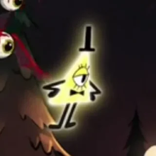 😏 emoji bill cipher by @mystery_shack_ua Telegram sticker 10 of 71