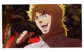 Sticker from JoJo