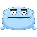 😐 emoji Подушка Telegram sticker 18 of 32