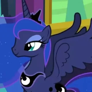🌙 emoji Princess Luna | @MLPstick Telegram sticker 23 of 50