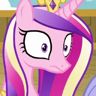 🌌 emoji Princess Cadance | @MLPstick Telegram sticker 23 of 50