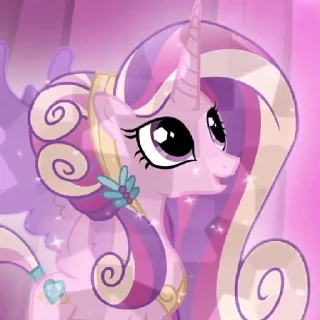 💎 emoji Princess Cadance | @MLPstick Telegram sticker 2 of 50