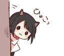 🙈 emoji dog&cat(catgirl side) Telegram sticker 6 of 81