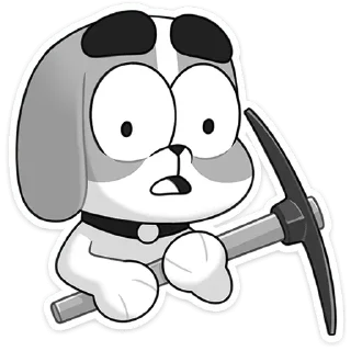 😬 emoji Пёс • @TgSticker Telegram sticker 7 of 48