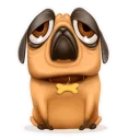 🙁 emoji Мопс Халк Telegram sticker 12 of 30