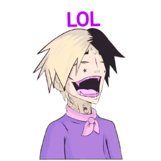 🤣 emoji Lil Peep Telegram sticker 17 of 18