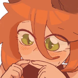 🦊 emoji Лисеня Сана Telegram sticker 11 of 80