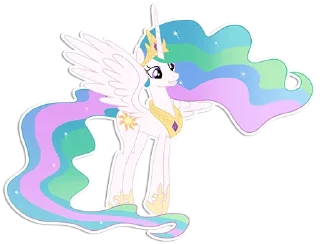Sticker from Princess Celestia