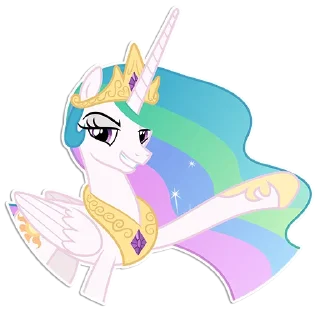 Sticker from Princess Celestia