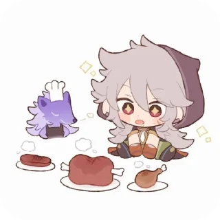 🐺 emoji Рейзор от огузка🐺 Telegram sticker 5 of 25