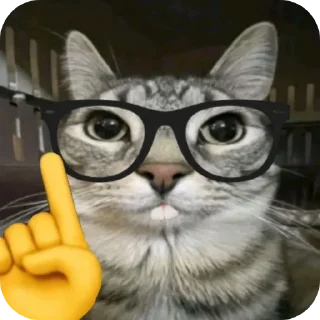 🤓 emoji Кот Зазу от @Dobendan Telegram sticker 11 of 61