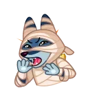 😱 emoji Mummy Jackal Telegram sticker 14 of 17