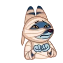 😨 emoji Mummy Jackal Telegram sticker 4 of 17