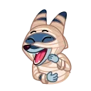 😂 emoji Mummy Jackal Telegram sticker 1 of 17