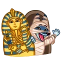 👋 emoji Mummy Jackal Telegram sticker 5 of 17