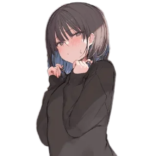 😒 emoji тяночки мои Telegram sticker 11 of 67