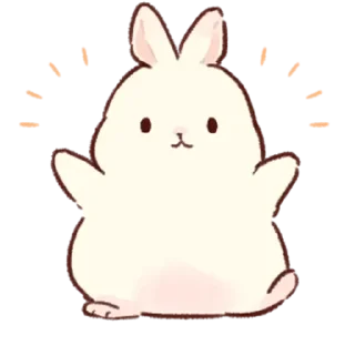 😁 emoji Rabbit Telegram sticker 19 of 30