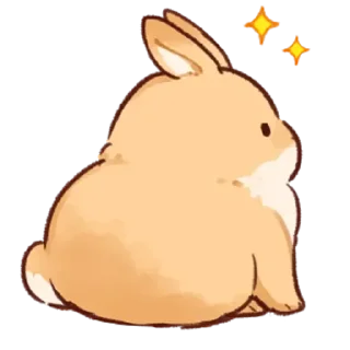 😅 emoji Rabbit Telegram sticker 10 of 30