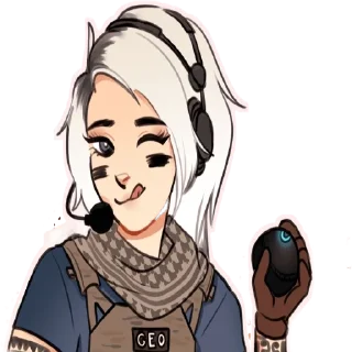 😉 emoji Rainbow six siege Telegram sticker 5 of 61